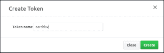 Create a token